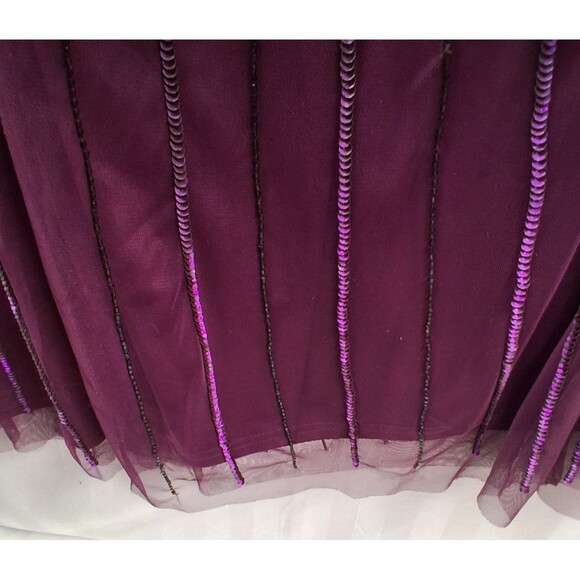 Bridgerton Regency Adrianna Papell Beaded Maxi Gown (no size tag - see photos) - Picture 13 of 16